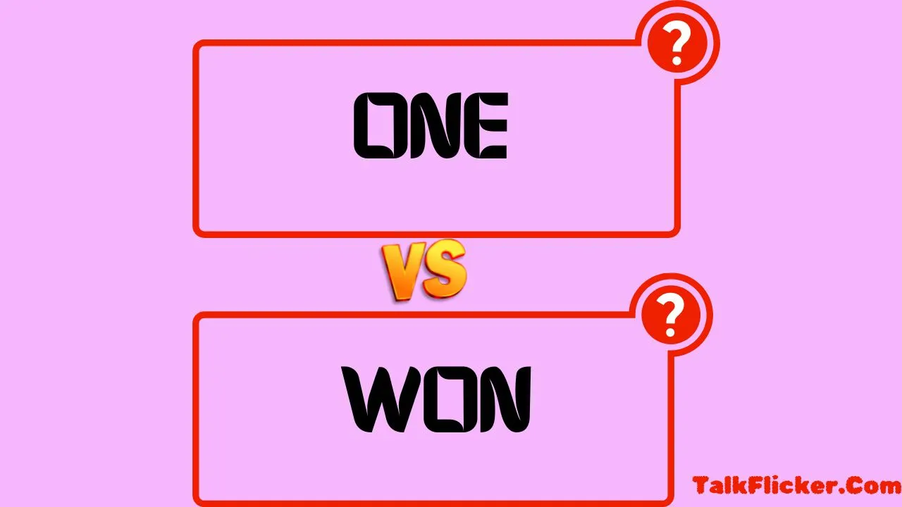 One vs Won